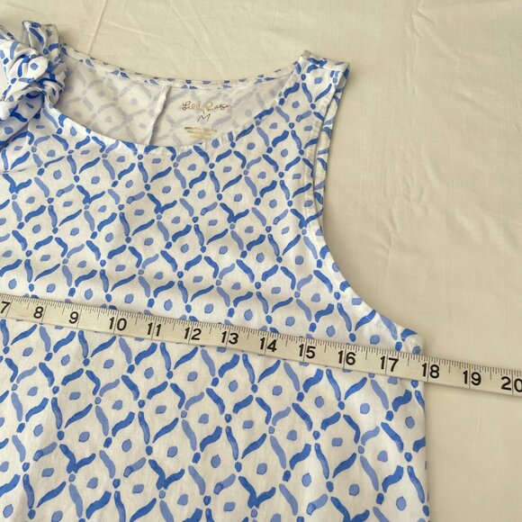 Lilly Pulitzer Luella Sleeveless Shift Swing Dress in Sea La Vie - Picture 12 of 14